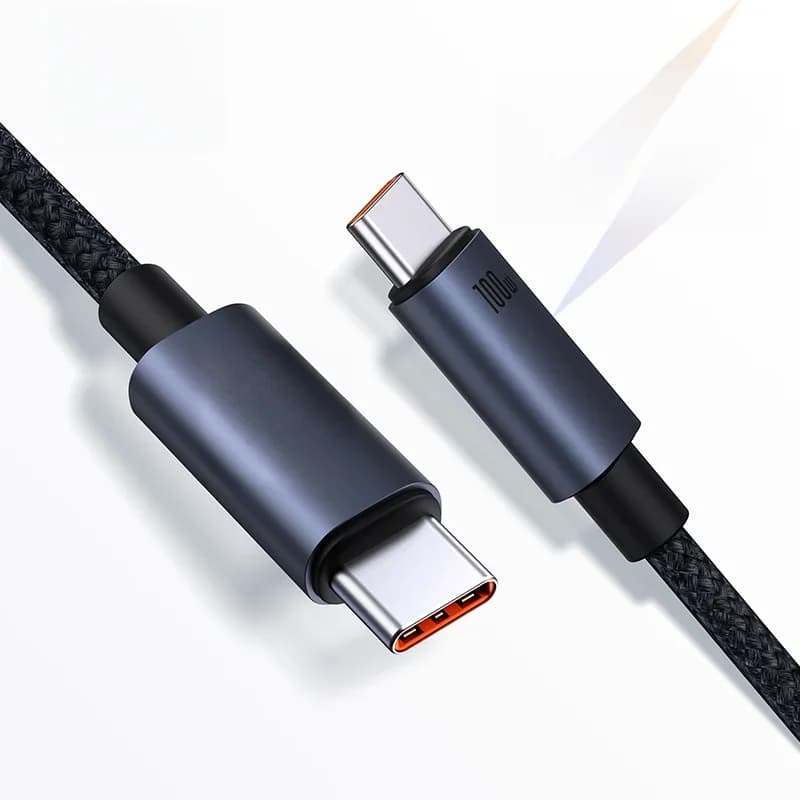 Kabel USB-C na USB-C, rychlonabíjení PD 100 W